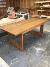 Load image into Gallery viewer, Box-Frame Farmhouse Dining Table