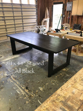 Load image into Gallery viewer, Box-Frame Farmhouse Dining Table