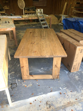 Load image into Gallery viewer, Box-Frame Farmhouse Dining Table