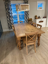 Load image into Gallery viewer, Turned Leg Farmhouse Table Sets