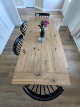 Load image into Gallery viewer, Turned Leg Farmhouse Table Sets