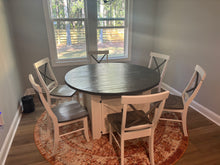 Load image into Gallery viewer, Modern Round Table With Storage