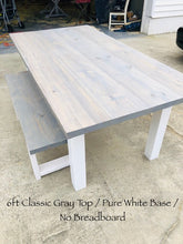 Load image into Gallery viewer, Four Leg Farmhouse Table