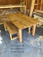 Load image into Gallery viewer, Four Leg Farmhouse Table