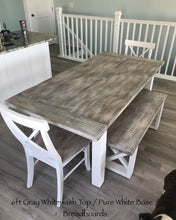Load image into Gallery viewer, Four Leg Farmhouse + X Benches