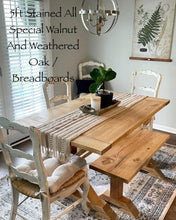 Load image into Gallery viewer, Pedestal Trestle Farmhouse Table
