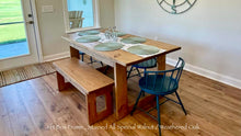 Load image into Gallery viewer, Box-Frame Farmhouse Dining Table