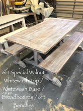 Load image into Gallery viewer, Pedestal Trestle Farmhouse Table