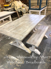 Load image into Gallery viewer, Pedestal Trestle Farmhouse Table