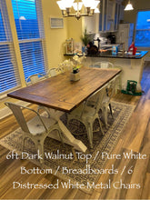 Load image into Gallery viewer, Pedestal Trestle Farmhouse Table Sets