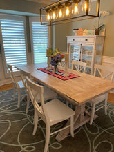 Load image into Gallery viewer, Pedestal Trestle Farmhouse Table Sets