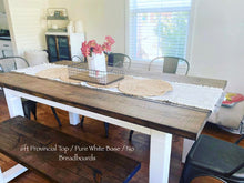 Load image into Gallery viewer, Four Leg Farmhouse Table