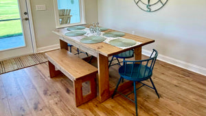 Box-Frame Farmhouse Dining Table