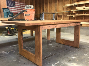 Box-Frame Farmhouse Dining Table