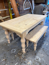 Load image into Gallery viewer, The Heritage Homestead Turned Leg Table

