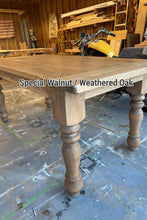 Load image into Gallery viewer, Turned Leg Farmhouse Table
