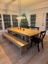 Load image into Gallery viewer, Box-Frame Farmhouse Dining Table
