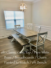 Load image into Gallery viewer, Pedestal Trestle Farmhouse Table Sets
